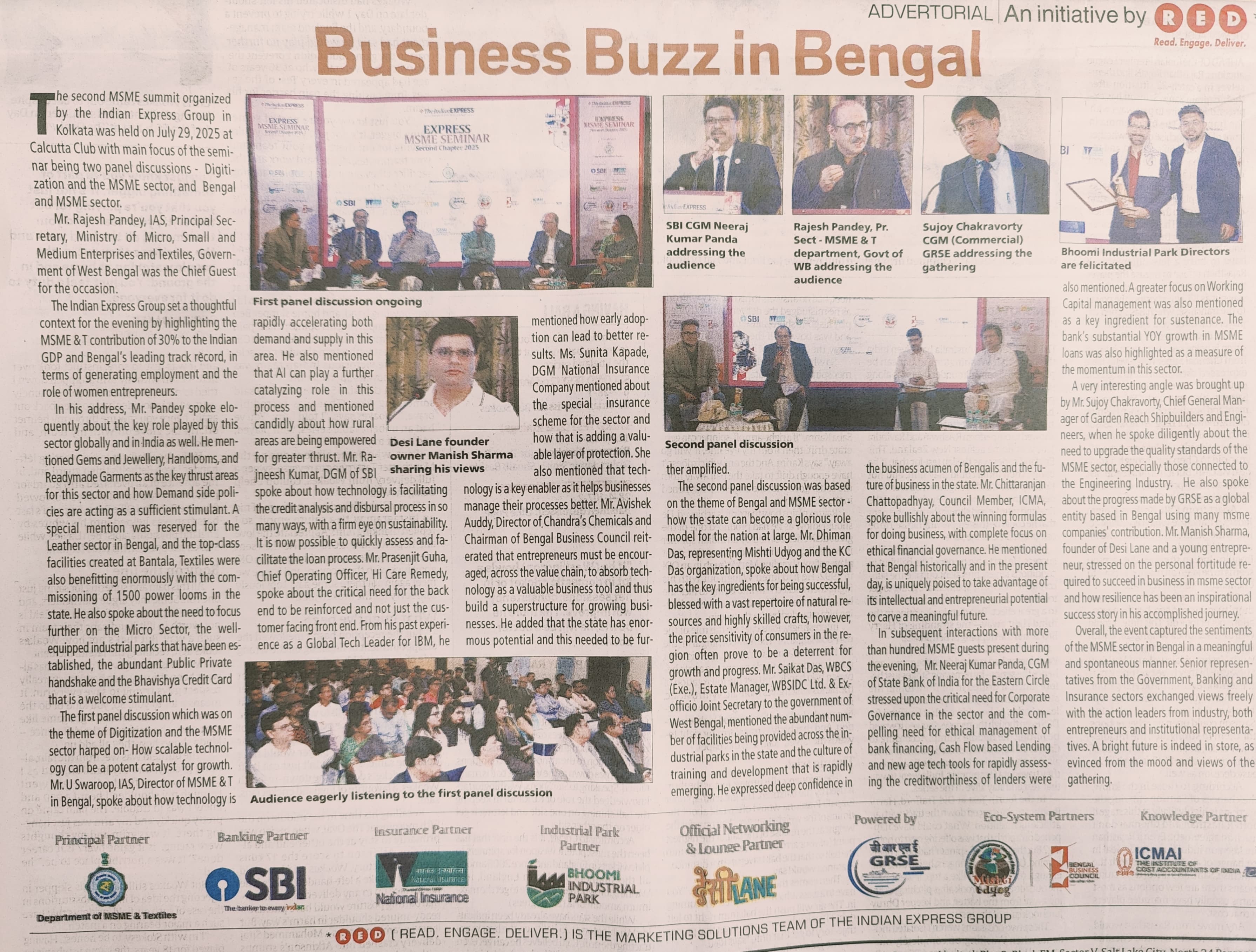 GRSE, SHRI SUJOY CHAKRAVORTY AT EXPRESS MSME SEMINAR (SECOND CHAPTER) ORGANISED BY THE INDIAN EXPRESS - Thumbnail